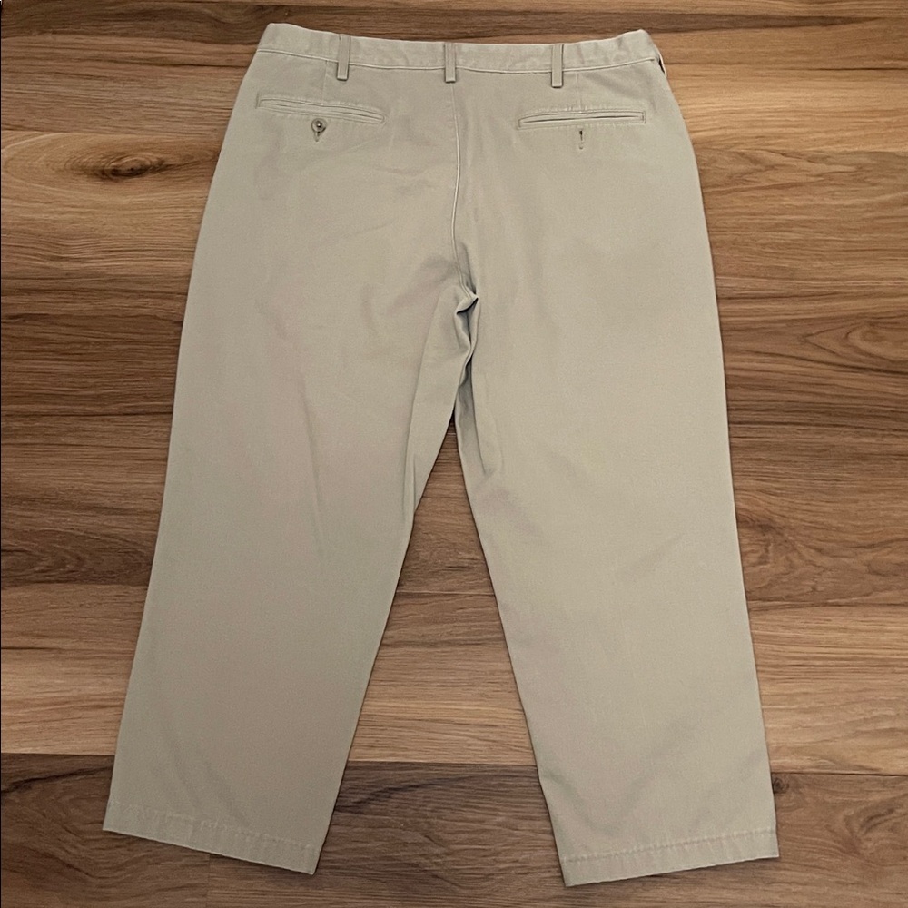 Lands' End Men's Khaki Chinos Size 38x29 - Picture 3 of 4